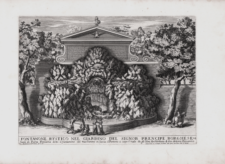 Fontanone Rustico nel Giardino del Signor Prencipe Borghese