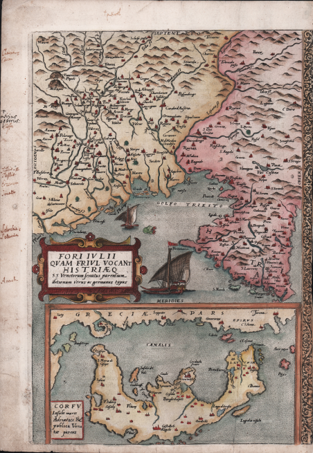 Fori Iulii quam Friuli vocant Histriaeq(ue)… typus / Corfu Insula …
