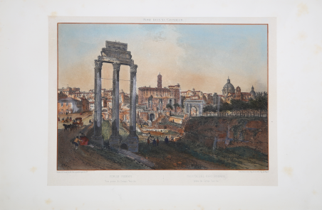 Forum Romain Vue prise du Campo Vaccino / Veduta del …