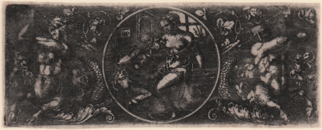 Fregio ornamentale con Cimone e Pero [Caritas Romana]