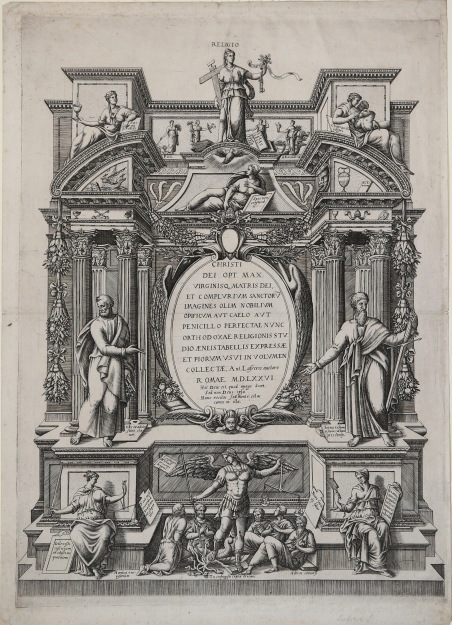 Frontespizio della collezione sacra lafreriana