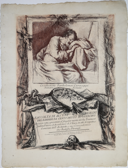 Frontespizo con San Girolamo