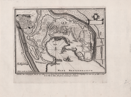 Genes, Ville Archiepyscopal, situeé sur une colline, et a un …