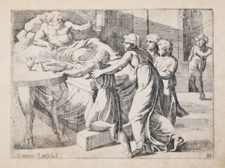 Giacobbe riceve la benedizione di Isacco