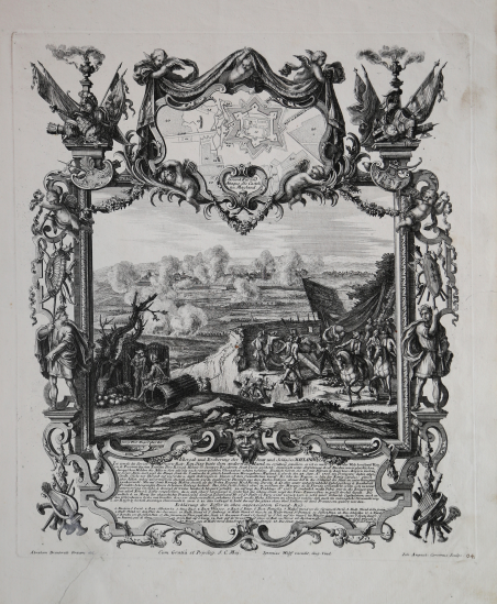 Grunderiss und Attaque des Castel zu Mayland