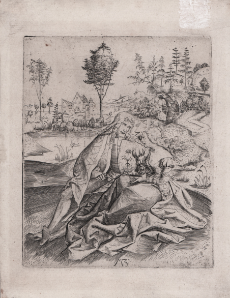 I due amanti nel paesaggio