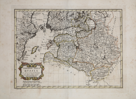 I Governi della Russia che sono all'intorno di Pietroburgo con …