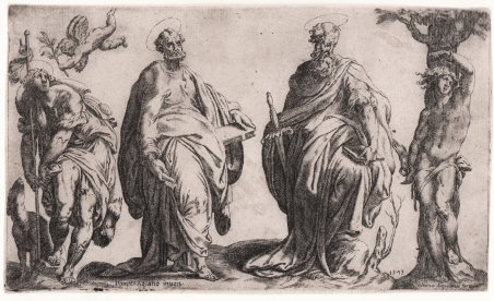 I Santi Rocco, Pietro, Paolo e Sebastiano
