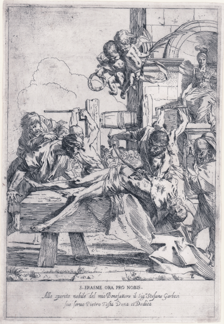 Il martirio di S. Erasmo