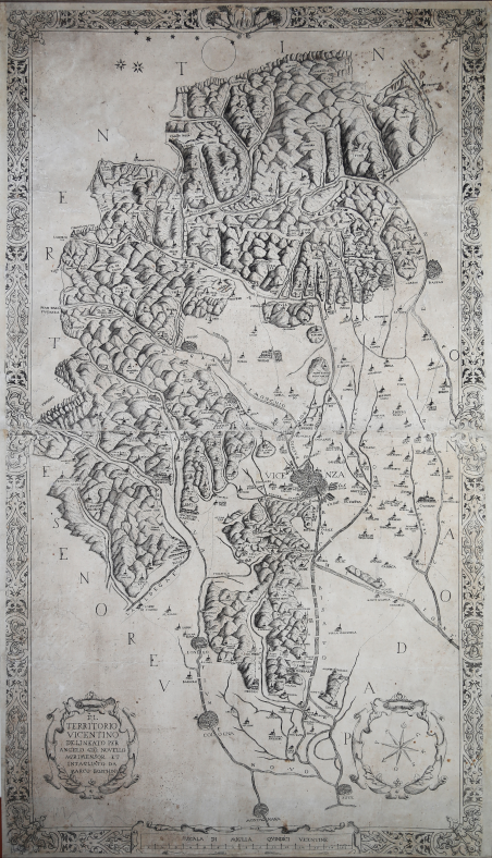 Il Territorio Vicentino delineato per Angelo Gio. Novello Agrimensor et …