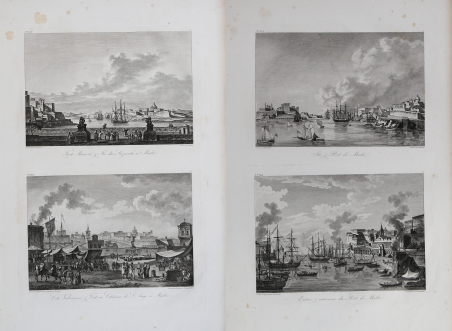 Ile & Port de Malte/Entrée & interieur du Port de …