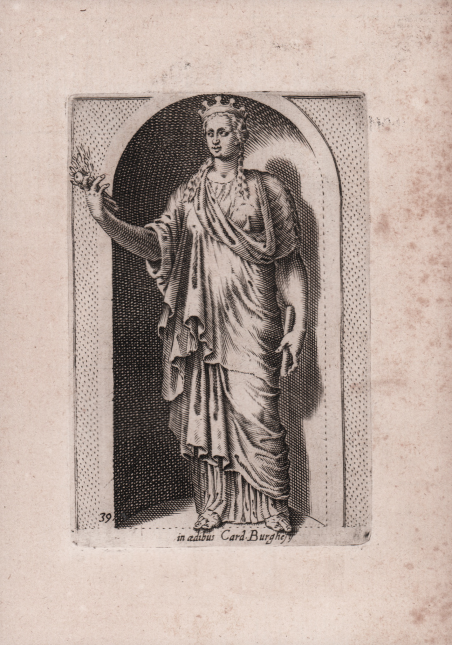 in aedibus Card. Burghesij [Sacercotessa di Iside]