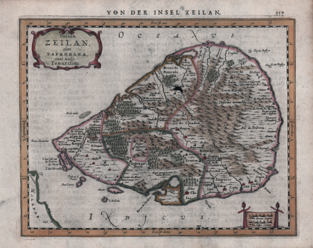 Insula Zeilan, olim Taprobana, nunc incolis Tenarisim