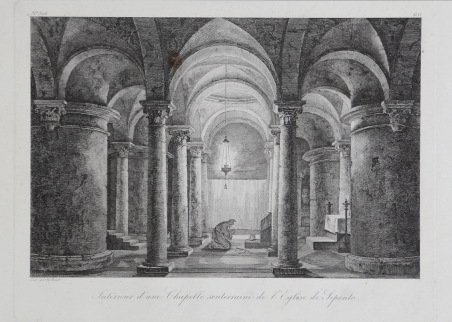 IntÃ©rieur d'une Chapelle souterraine de l'Eglise de Siponto