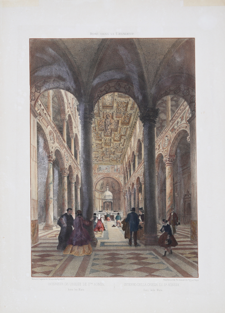 Interno della Chiesa di S.a Agnese, fuori le Mura