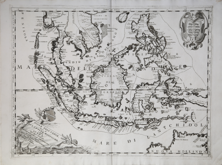 Isole dell'Indie, divise in Filippine, Molucche, e della Sonda