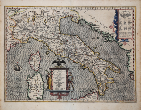 Italia Antiqua Philippo Cluvero Borusso disegnatore