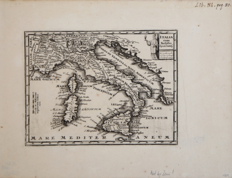 Italia cum Insulis dependentib.