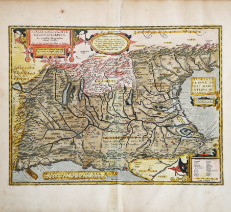 Italia Gallica, sive Gallia Cisalpina, Ex Conatibus Geographicis Abrah. Ortelij