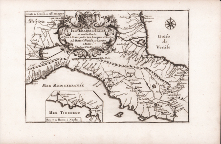 Itineraire d'Italie./ Route se Venise en Allemagne