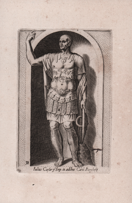 Iulius Caesar p. Imp. in aedibus Card. Burghesij [Statua virile]