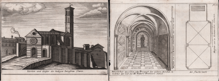 Kirchen und Kloster der heiligen Iungfrau Clara & Innerliches aussehen …