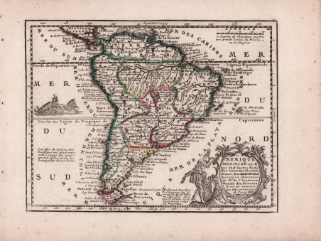 L'Amerique Meridionale qui fa l'autre Partie des Indes Occidentales