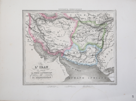 L'Iran che comprende la Persia l'Afghanistan ed il Beluscitan