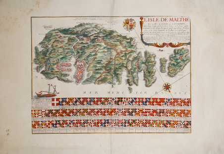 L'Isle de Malthe Et celle de Goze et de Comino
