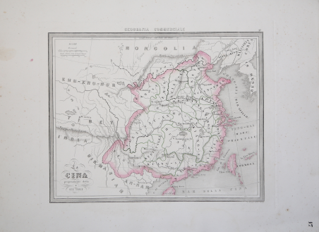 La Cina propriamente detta e le sue Isole