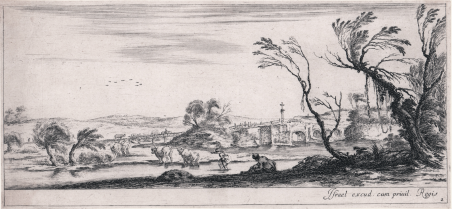 La paesana che attraversa un fiume