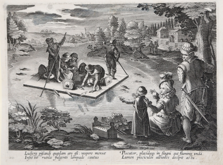 La pesca notturna sulla zattera