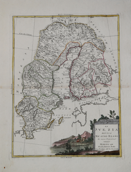 La Svezia divisa ne' suoi Regni