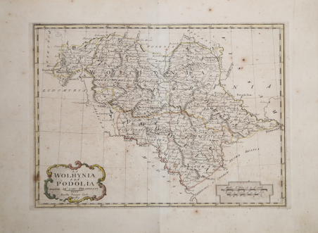 La Wolhynia e la Podolia divise ne' loro Palatinati