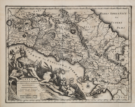 Latium Campania et Samnium cum Forum Circum Adjacentibus Regionibus