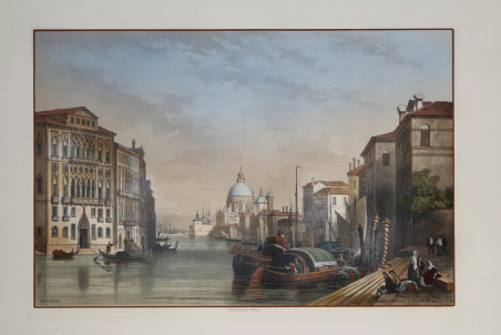 Le Grand Canal et l'Eglise de la Salute Ã Venise