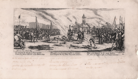 Le Grandi Miserie della Guerra - Il rogo