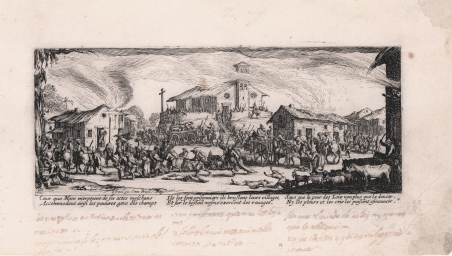 Le Grandi Miserie della Guerra - Saccheggio ed incendio di …