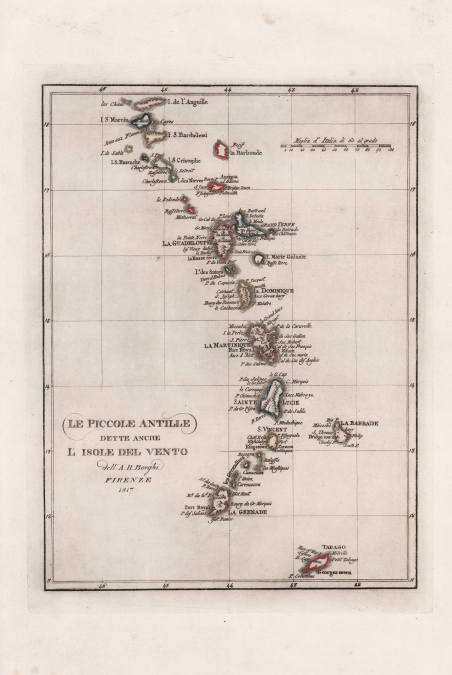 Le Piccole Antille dette anche L'Isole del Vento