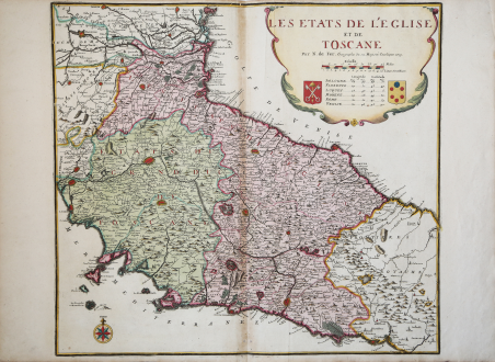 Les Etats de l'Eglise et de Toscane