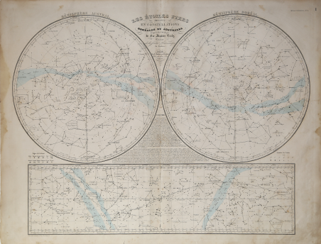 Les Étoiles Fixes divisées en Constellations Boréales et Australes