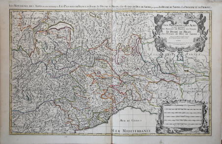 Les Montagnes des Alpes ou sont remarques les Passages de …