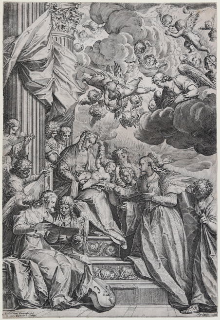 Lo sposalizio mistico di Santa Caterina