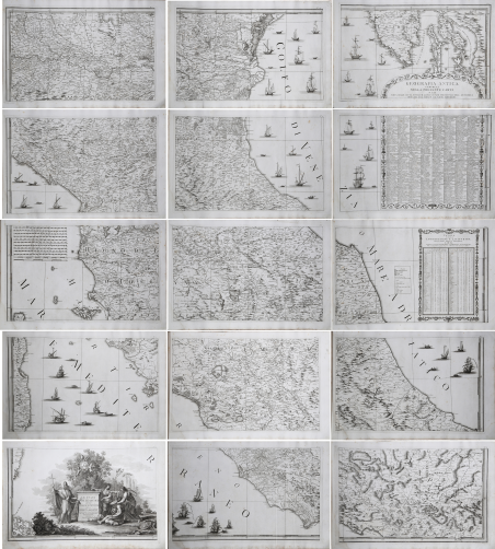 Lo stato Ecclesiastico diviso nelle sue provincie con le regioni …