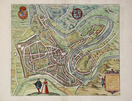 Luxembourg - Lutzenburgum, Ducatus eiusdem Nominis, Vetus et Primaria Urbs …