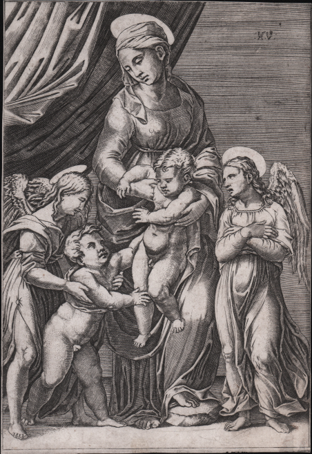 Madonna con Bambino e angeli