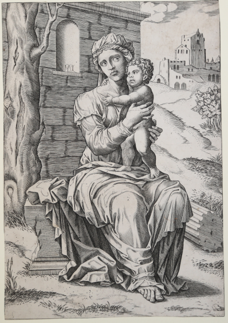Madonna con Bambino tra le rovine