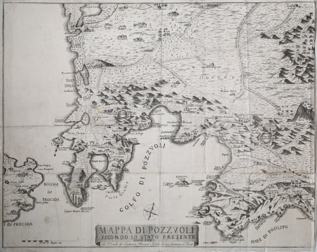 Mappa di Pozzuoli secondo lo stato presente