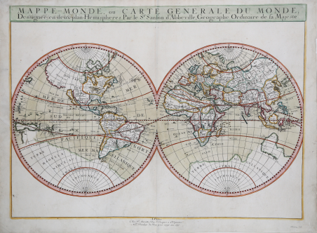Mappe-Monde, ou Carte Generale du Monde