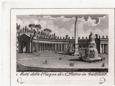 Metà della Piazza di S. Pietro in Vaticano